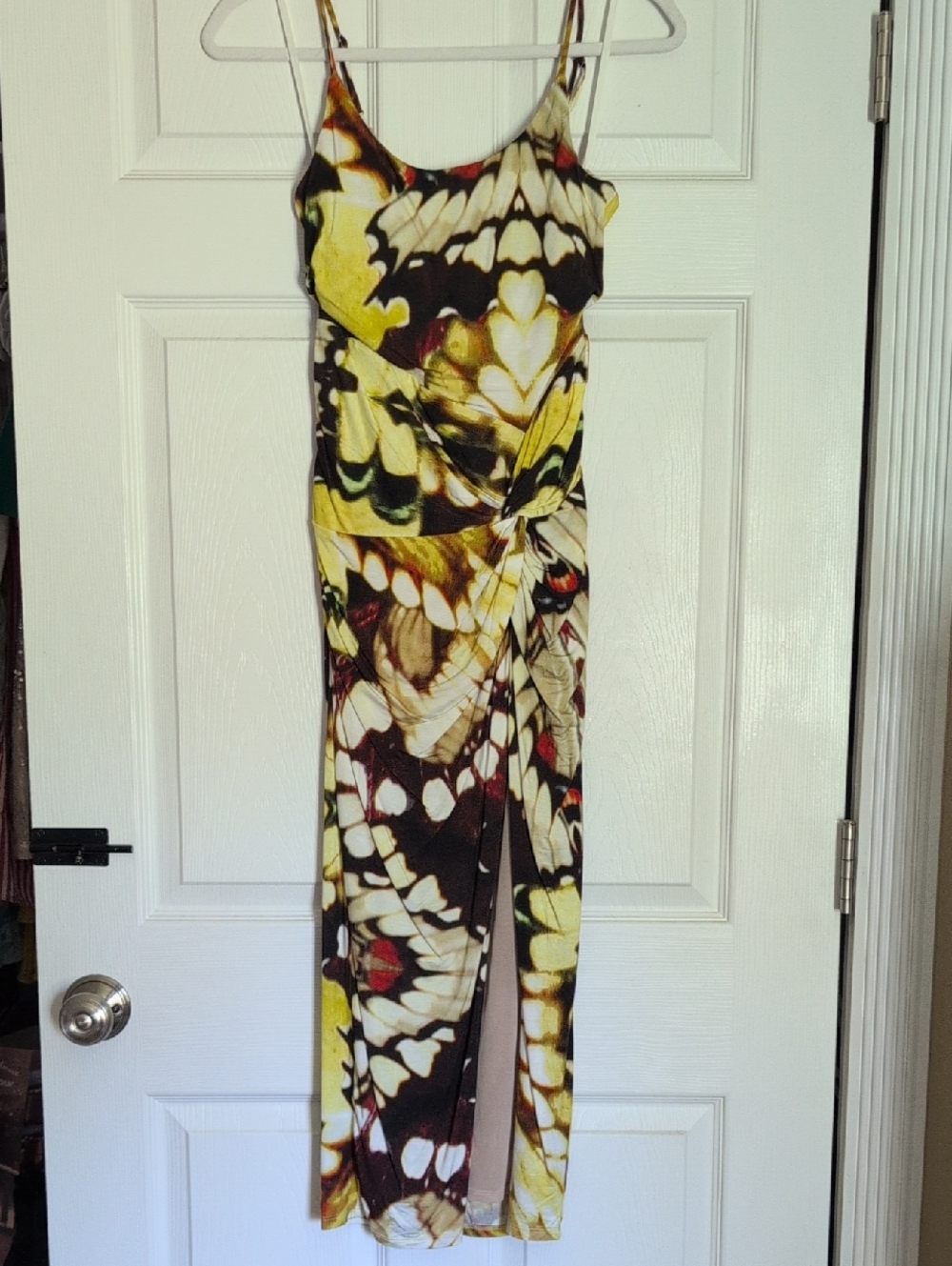h:ours Butterfly Multicolor Midi Dress
